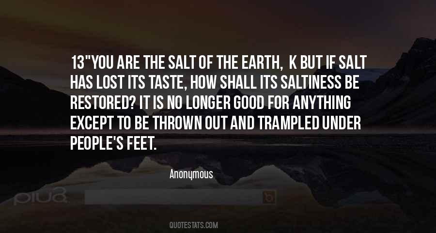 Under Feet Quotes #333451