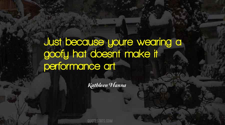 Wearing His Hat Quotes #745007