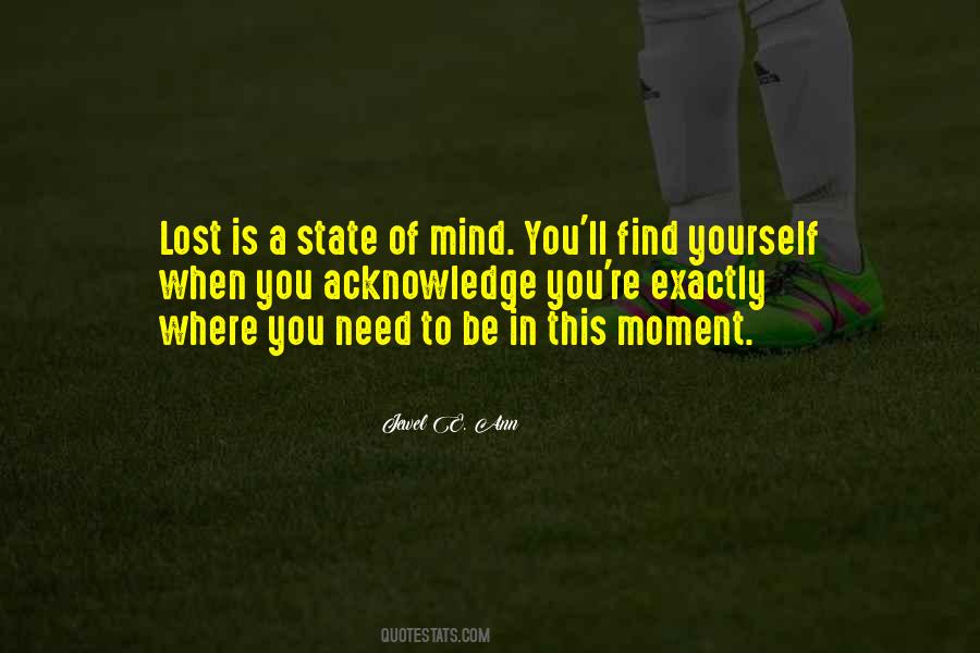 Lost Mind Quotes #260055