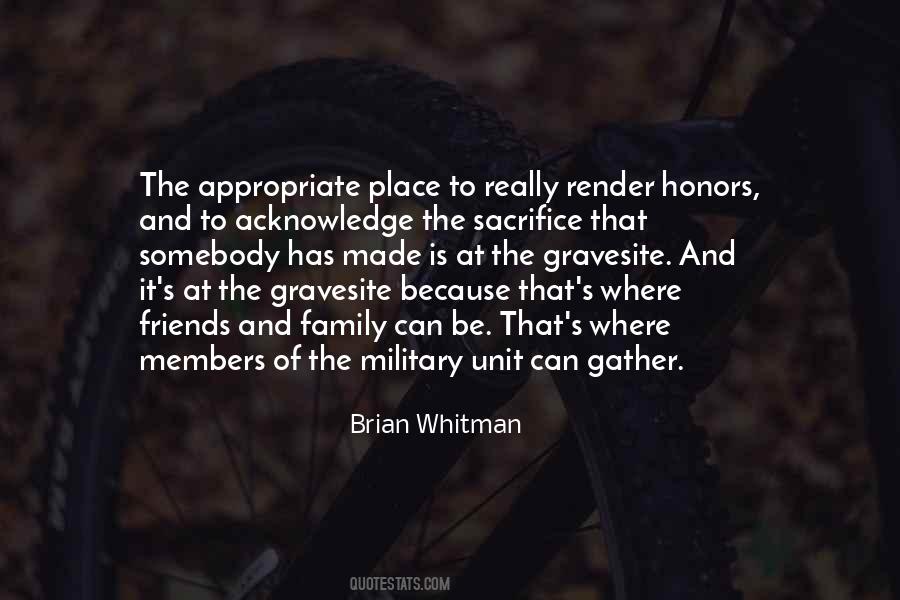 Honor Military Quotes #1798590