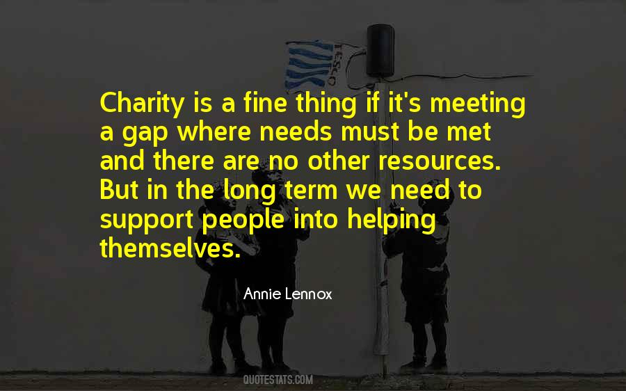 Support Charity Quotes #2174