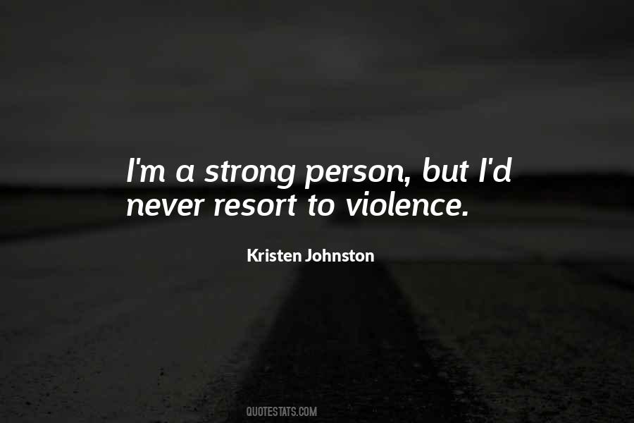 A Strong Person Quotes #125952