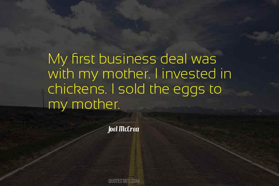 First Business Quotes #1333916