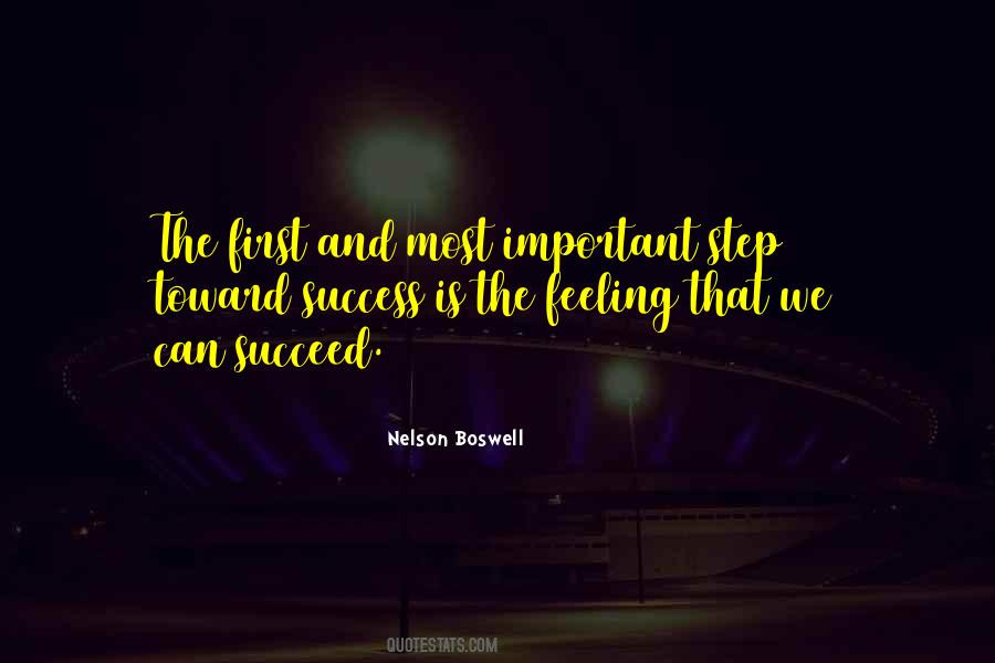 First Step Success Quotes #367877