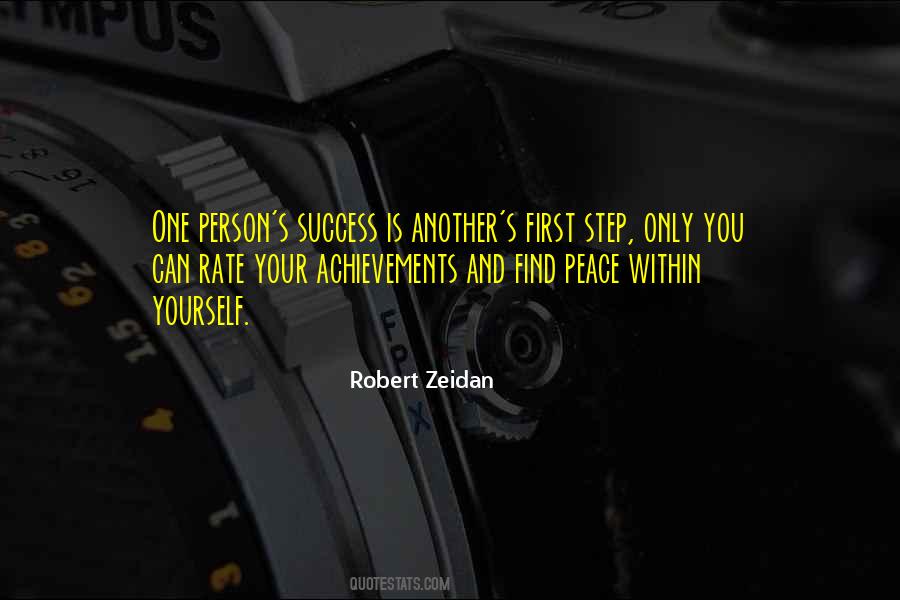 First Step Success Quotes #562937