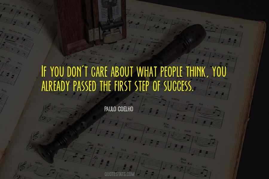 First Step Success Quotes #683377