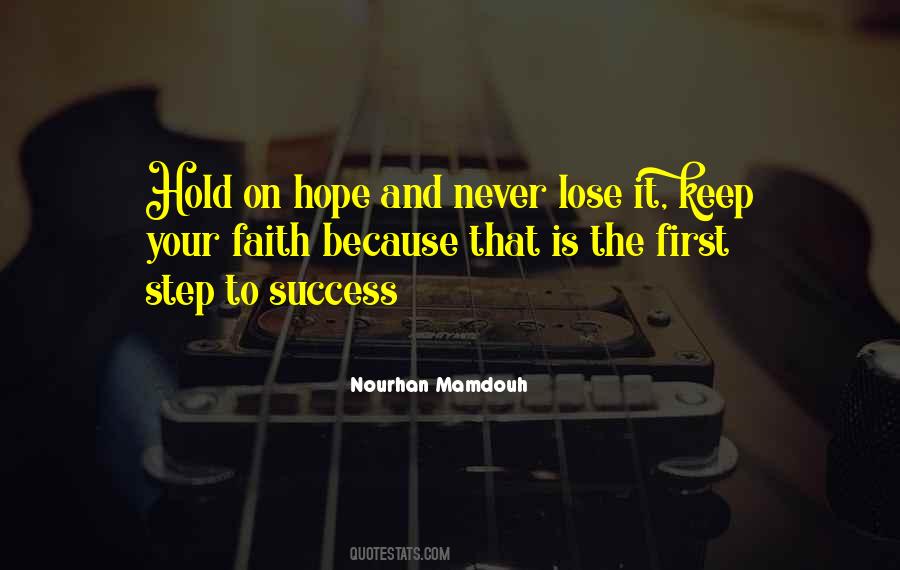 First Step Success Quotes #981361