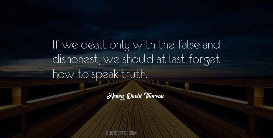 Speak Truth Quotes #1139828