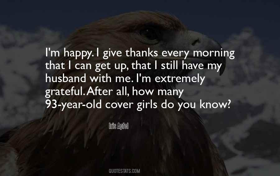 Happy Thanks Quotes #872438