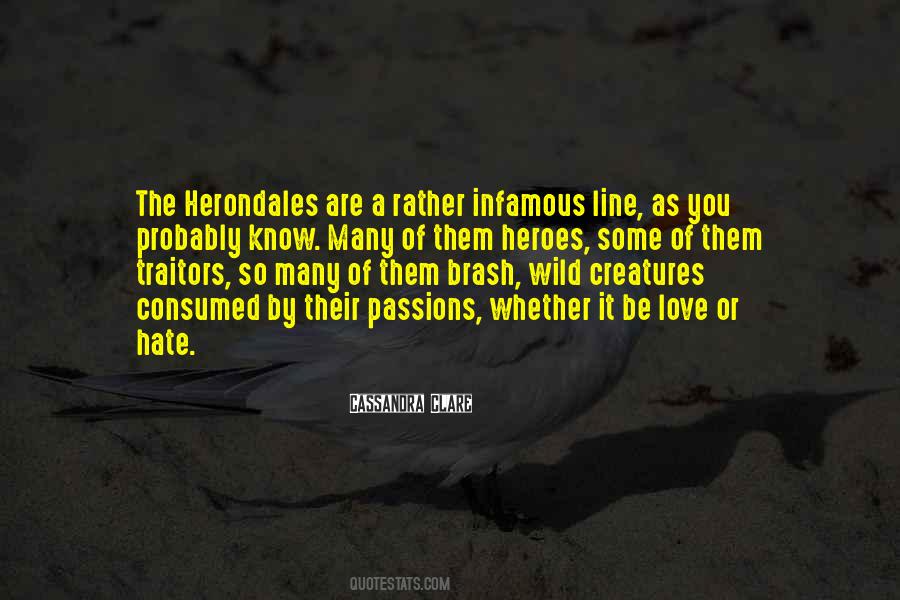 Heroes Love Quotes #147751
