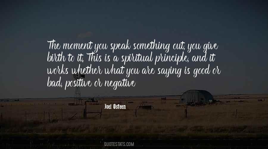 Negative To A Positive Quotes #1141586
