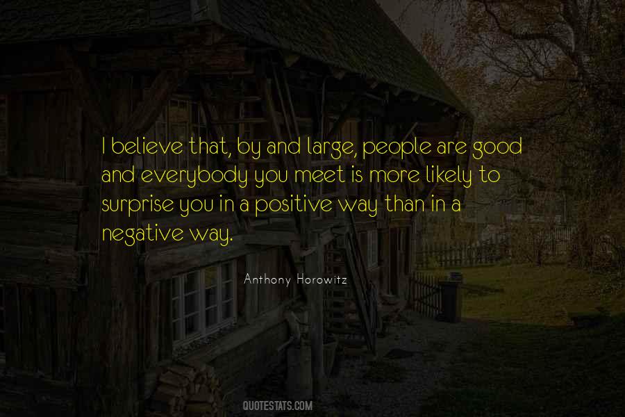Negative To A Positive Quotes #1766981