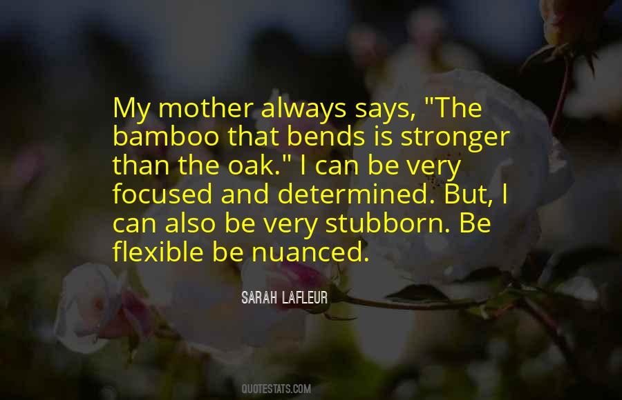 I Can Be Stubborn Quotes #32604