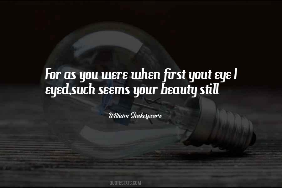 First Beauty Quotes #1610096
