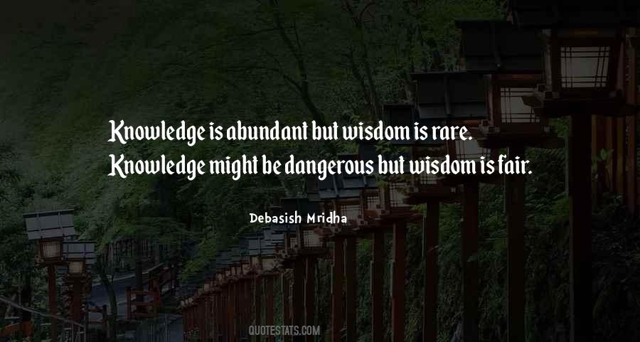 Knowledge Dangerous Quotes #130684