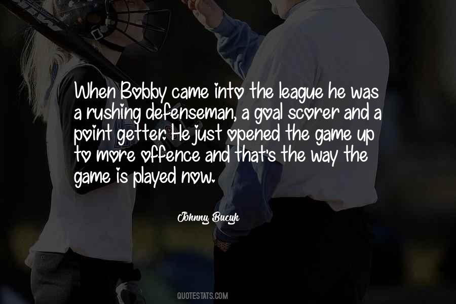 Quotes About Hockey Games #729297