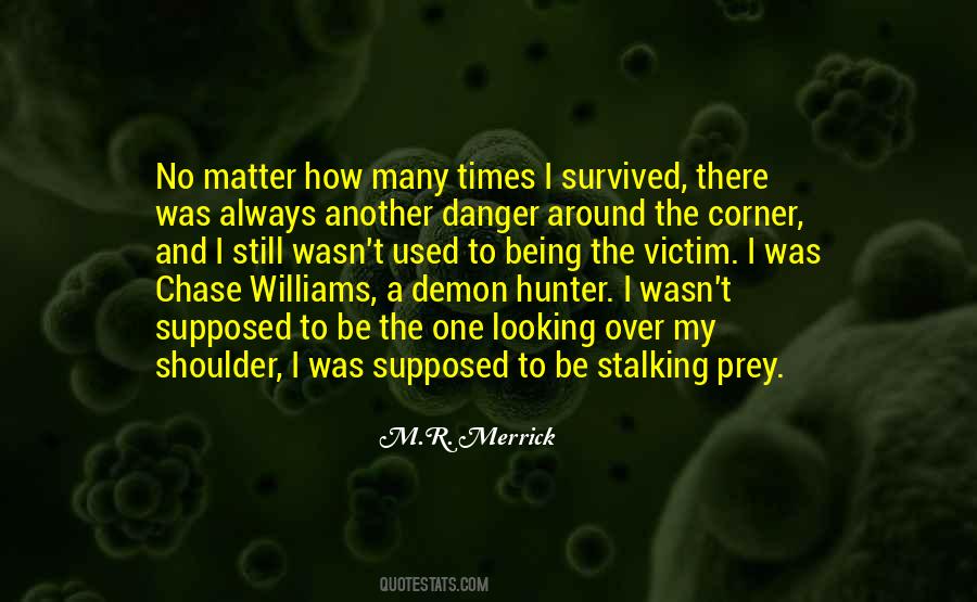 Looking Over My Shoulder Quotes #961575