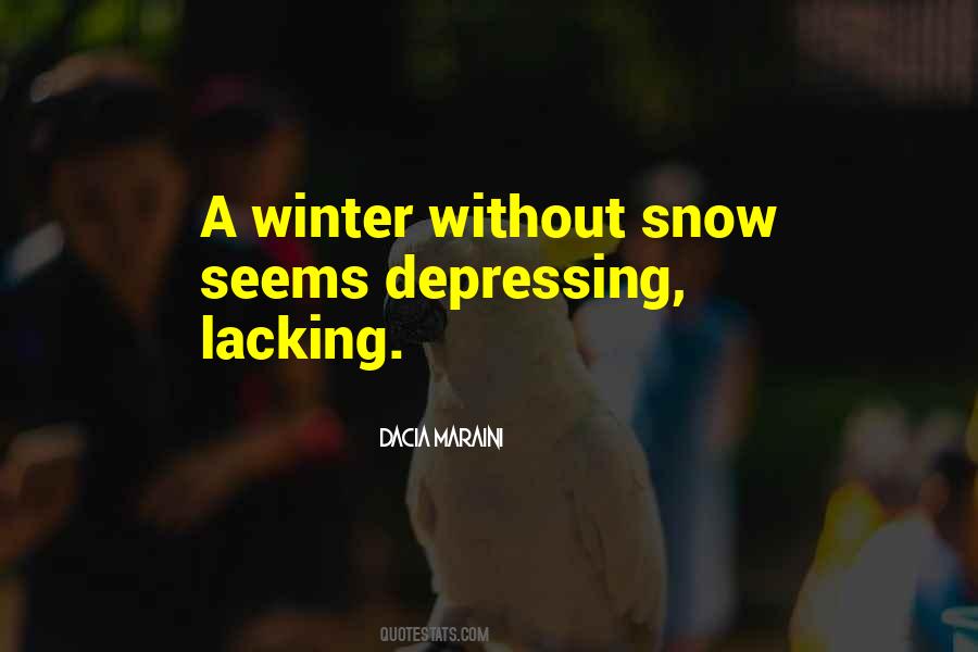 Depressing Winter Quotes #922117
