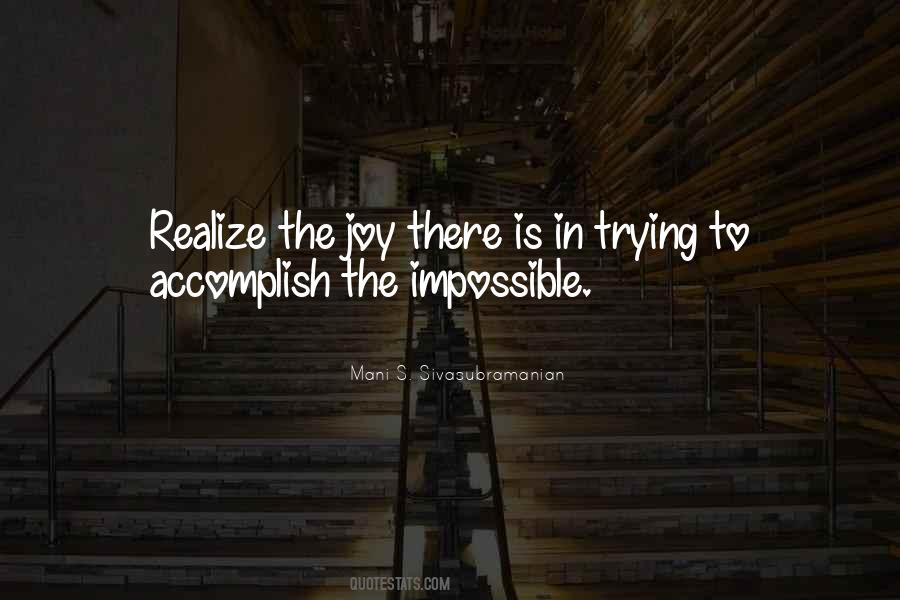 Quotes About The Impossible #1270570