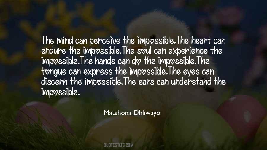Quotes About The Impossible #1352958