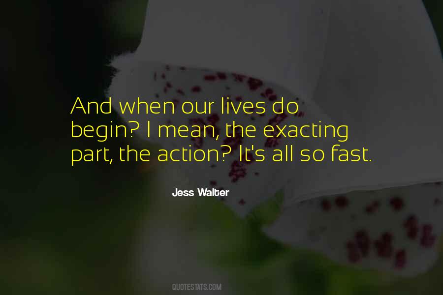 Fast Action Quotes #1208168