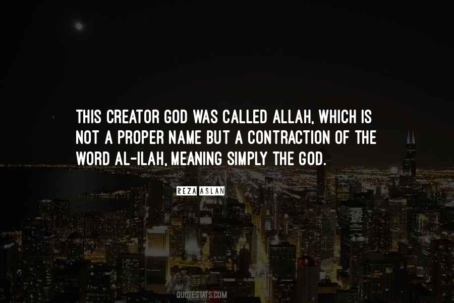 God Is Creator Quotes #745459