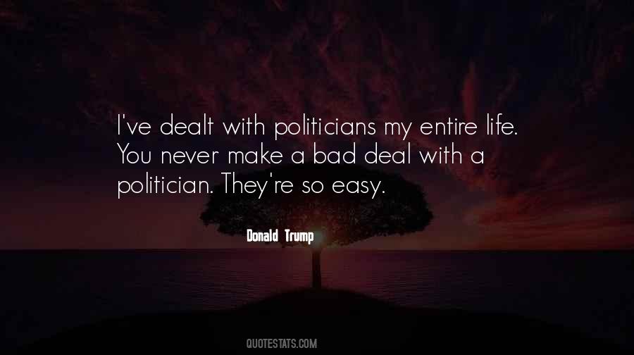 Bad Deal Quotes #1592405
