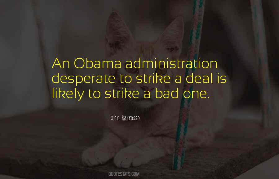 Bad Deal Quotes #488422