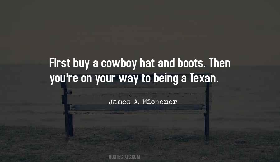 Quotes About A Cowboy Hat #7655