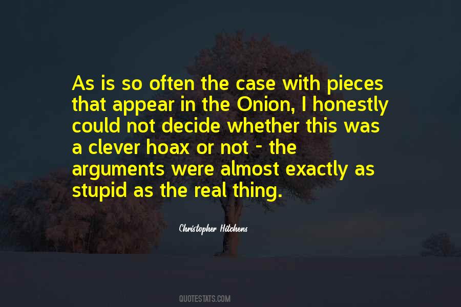 Quotes About Hoax #451529