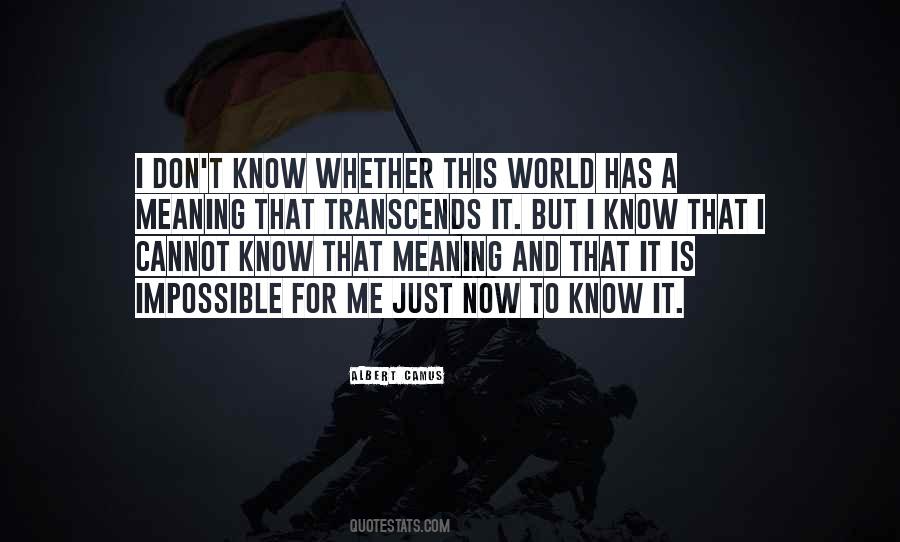 They Did Not Know It Was Impossible Quotes #458676