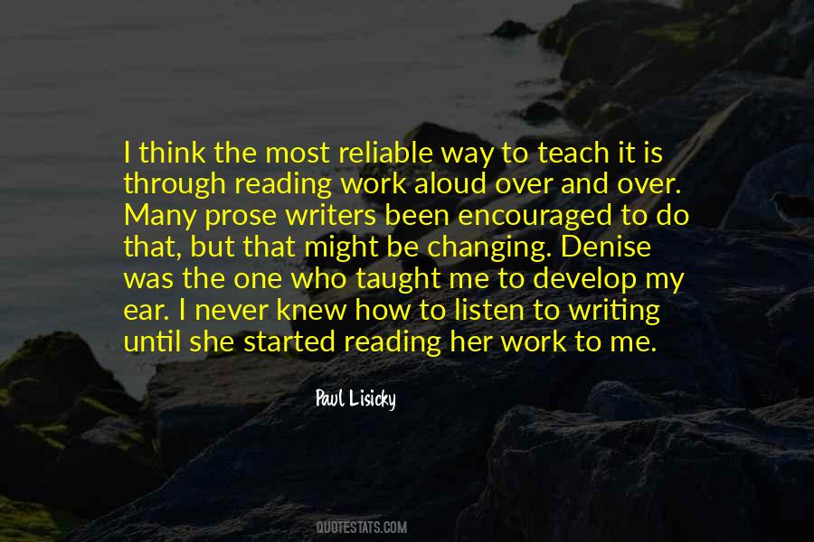 Ear To Listen Quotes #1717021