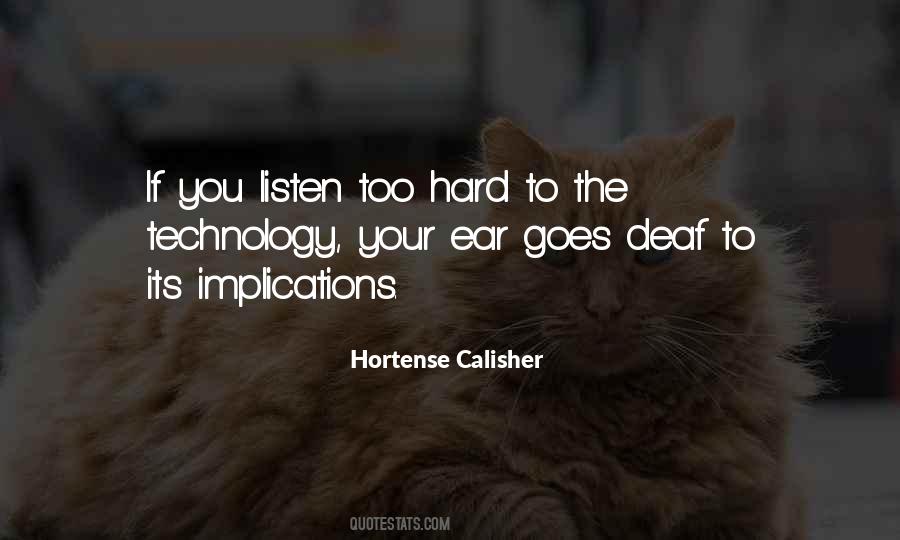 Ear To Listen Quotes #252526
