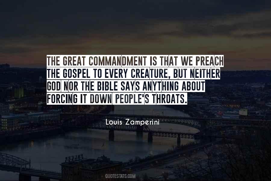 Quotes About The Great Commandment #1608372