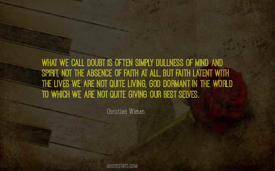 Doubt Best Quotes #52558