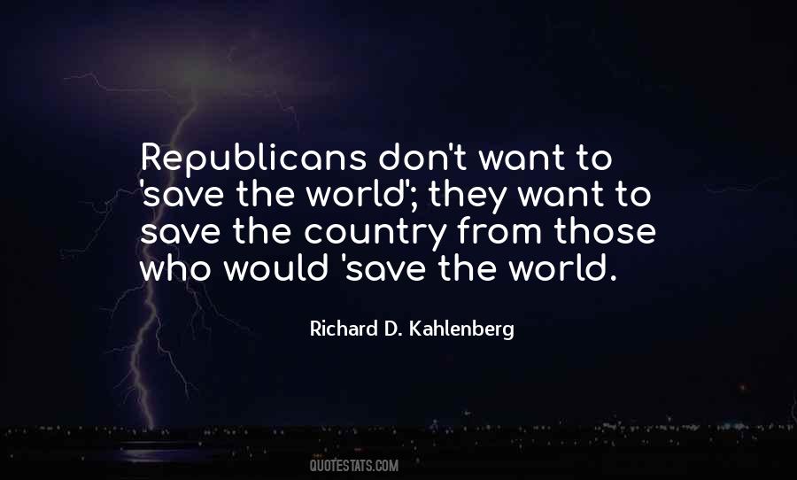 Save My Country Quotes #675810