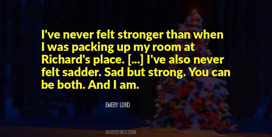 Sad Strong Quotes #245257
