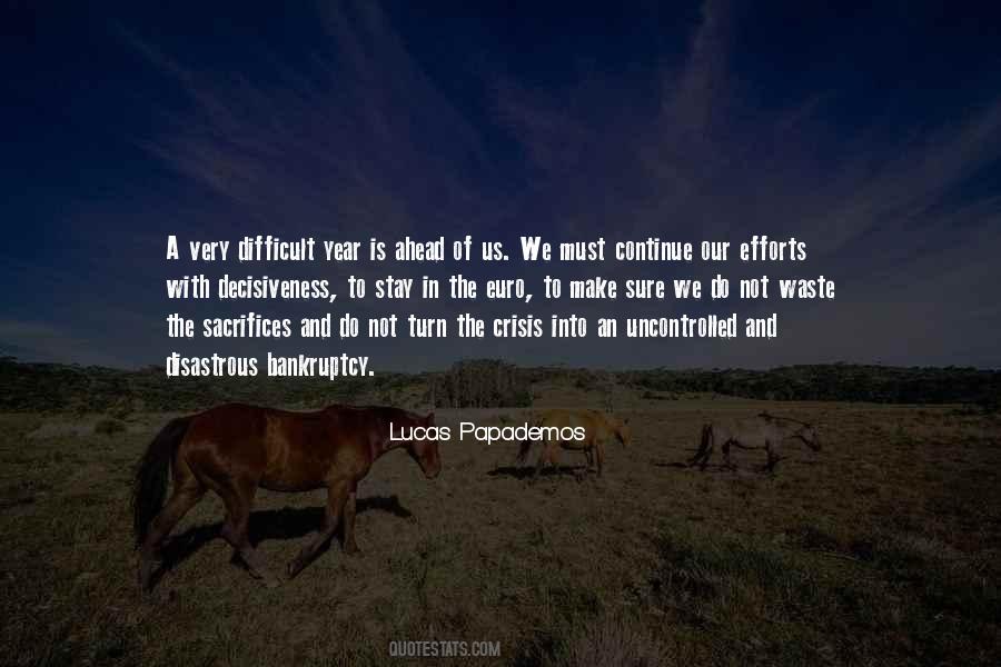 Let No Crisis Go To Waste Quotes #1039797