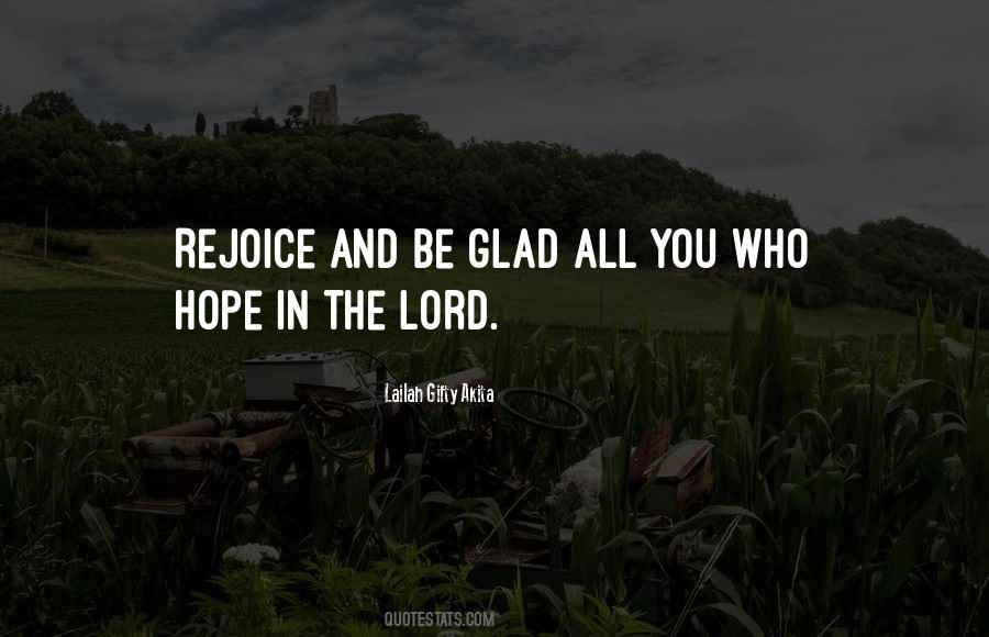 Rejoice In The Lord Quotes #77830
