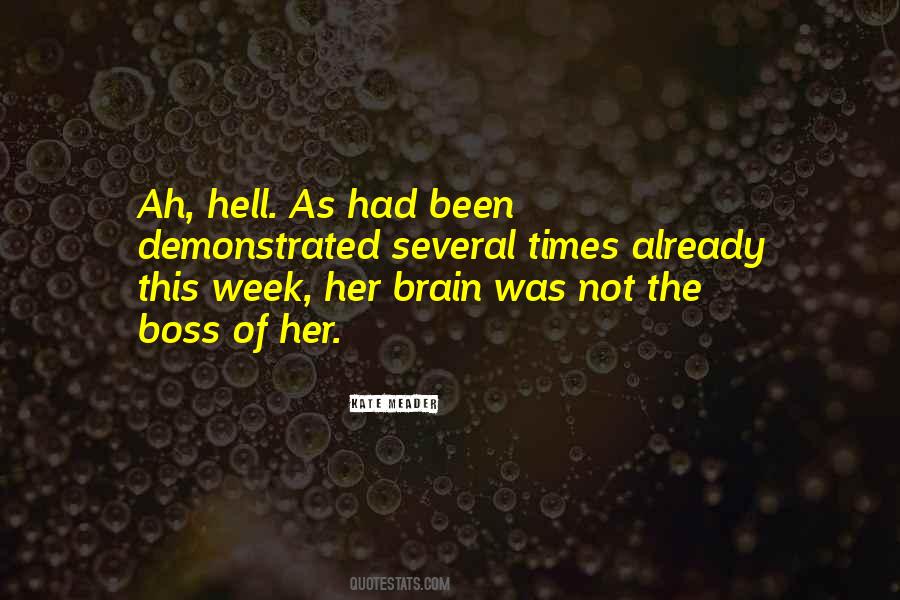 Boss Week Quotes #364252