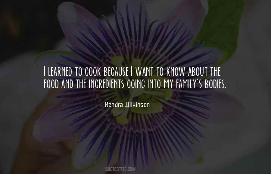 Food Family Quotes #1510975