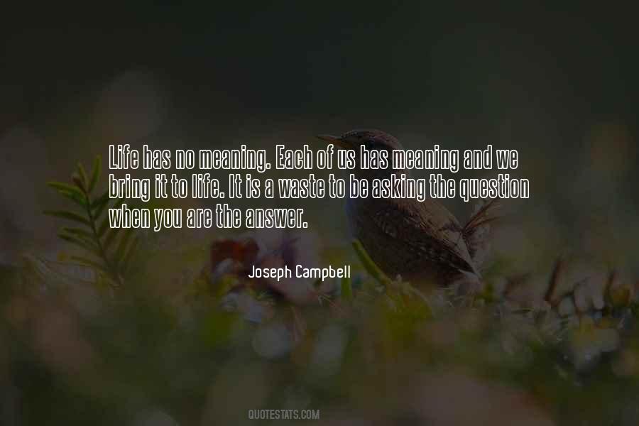 The Answer To The Meaning Of Life Quotes #1484624