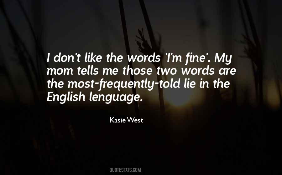 Mom Words Quotes #412900