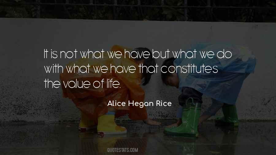 Value What We Have Quotes #1076653