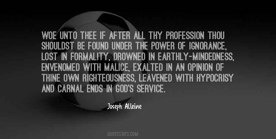 Power Ignorance Quotes #1493111