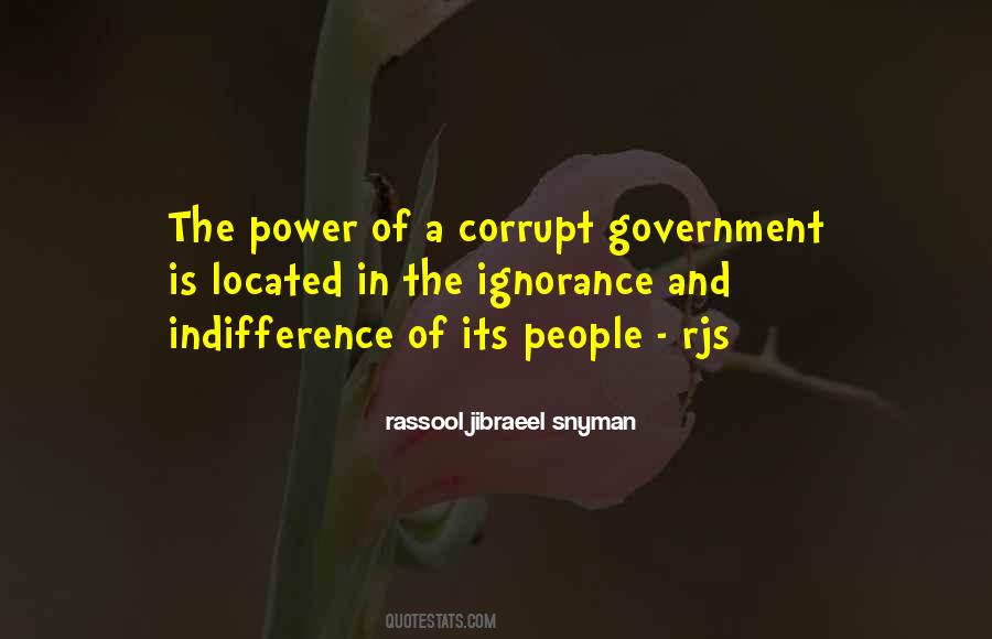Power Ignorance Quotes #496368