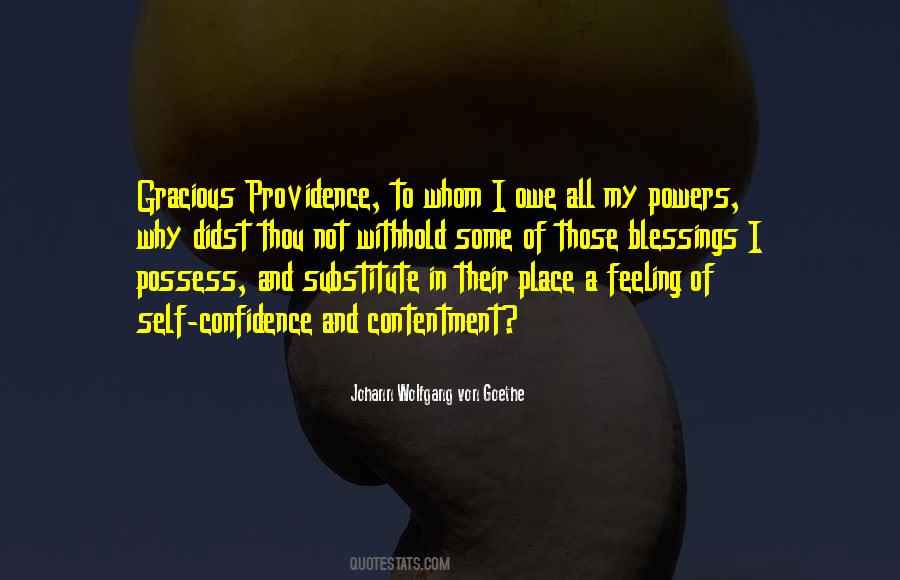 Feeling Of Contentment Quotes #538971