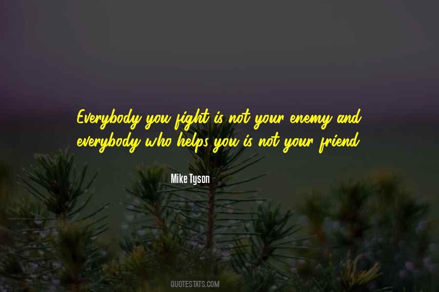 Everybody Is Not Your Friend Quotes #914865