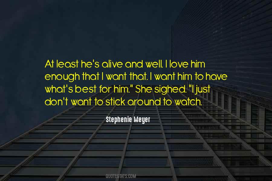 Stick To Love Quotes #307139