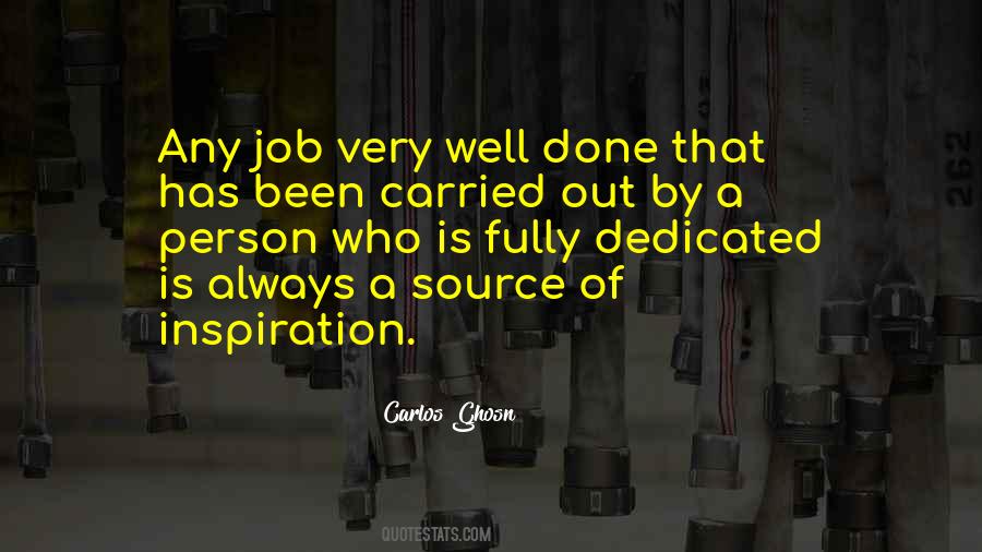 Job Done Well Quotes #683672